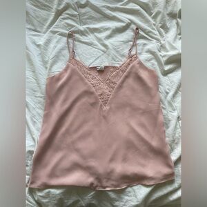 Melrose and Market Blush Pink Lace Trim Cami (XXS)
